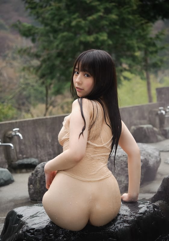 Beautiful and horny Japanese av idol Ruka Kanae dresses in schoolgirl  uniform and then goes naked