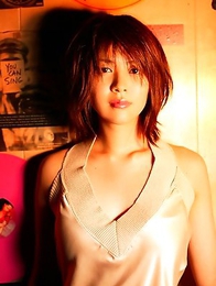 Miho Shiraishi exposes big tits and naughty attitude at cam